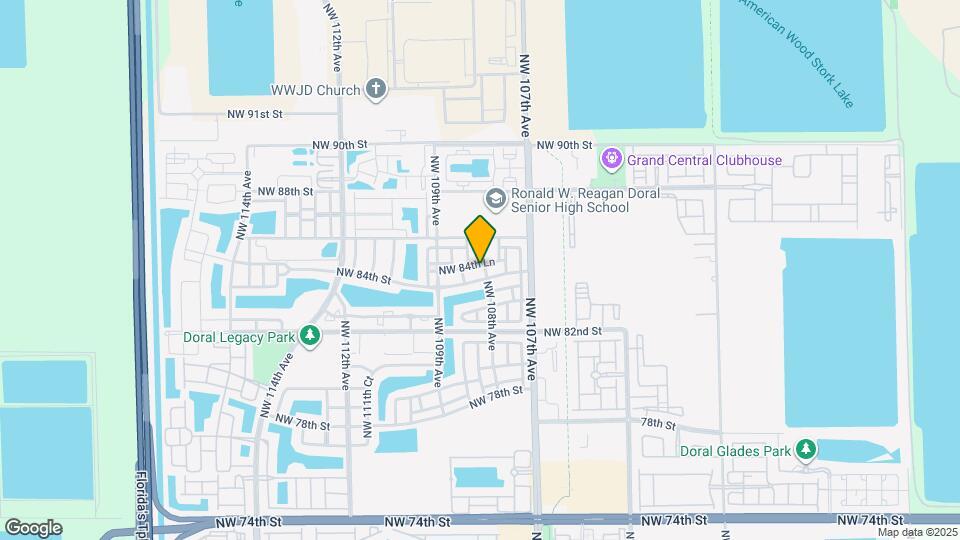 10802 NW 84th Ln Map and Location Details