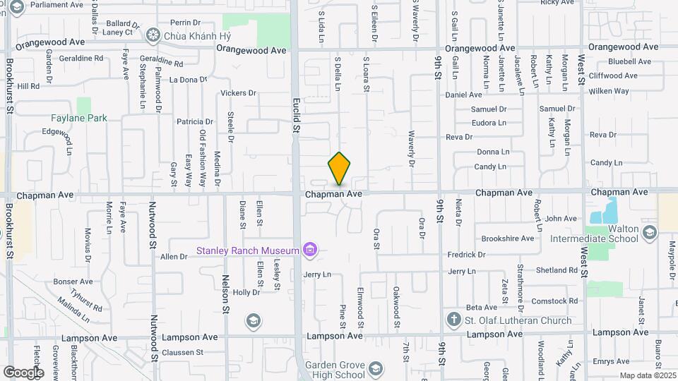 19154 S Della Ln Map and Location Details