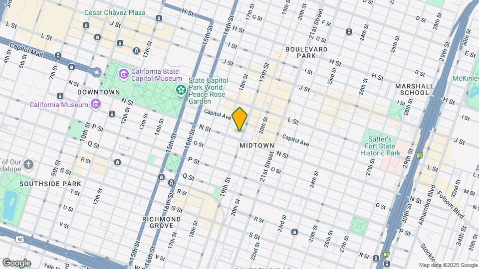 1320 19th St Map and Location Details