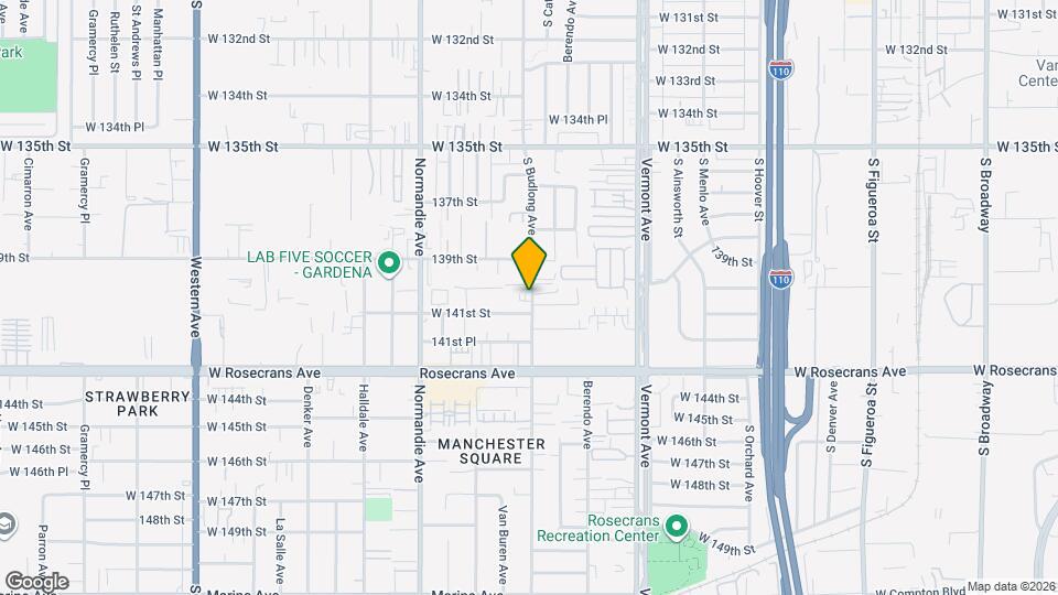 14011 S Budlong Ave, Unit 207 Map and Location Details