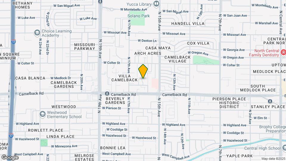Pasadena Villas Mapa y Detalles de la Ubicación