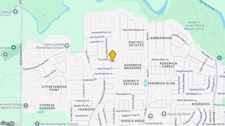 20722 Fox Hound Ln Map and Location Details