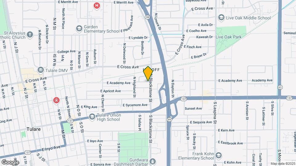 1085 E Academy Ave Map and Location Details