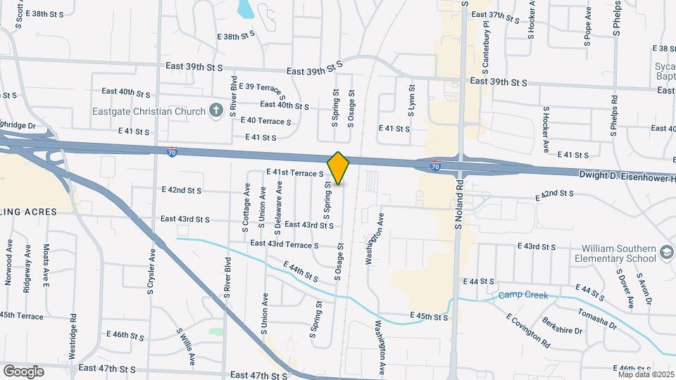 4120 S Osage St Map and Location Details
