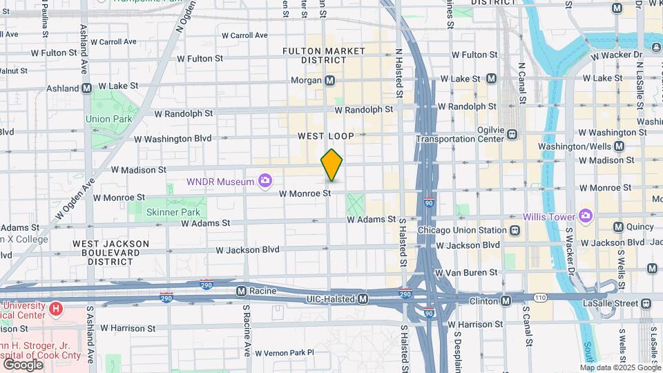 954 W Monroe St Mapa y Detalles de la Ubicación