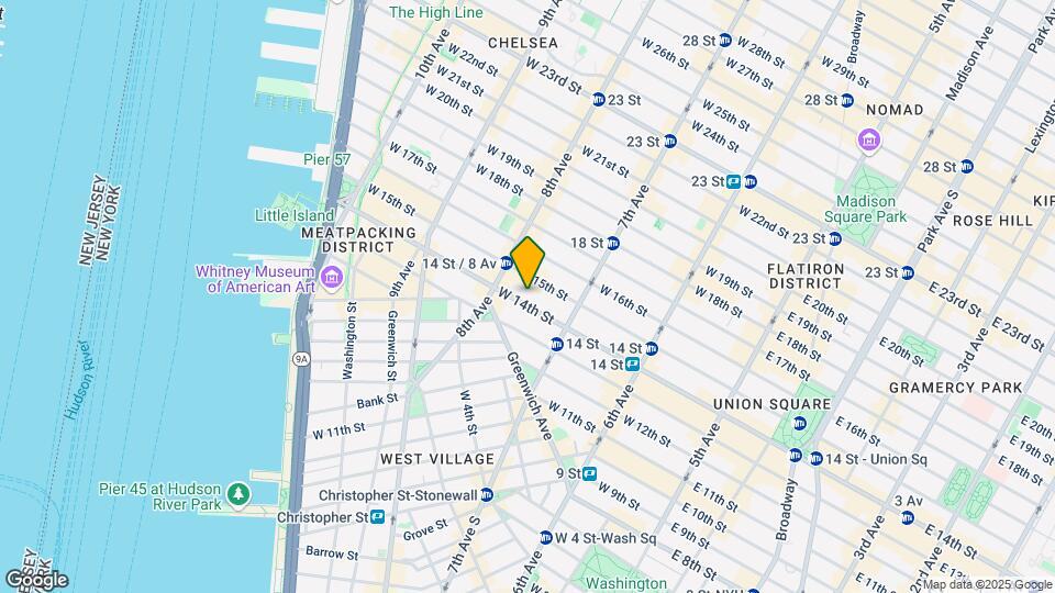 239 W 14th St Mapa y Detalles de la Ubicación