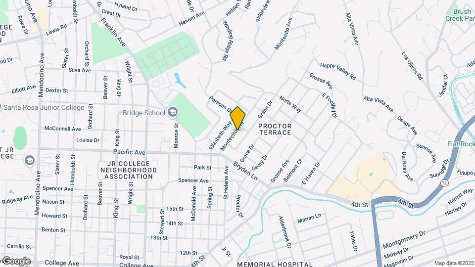 2042 Montecito Ave Map and Location Details