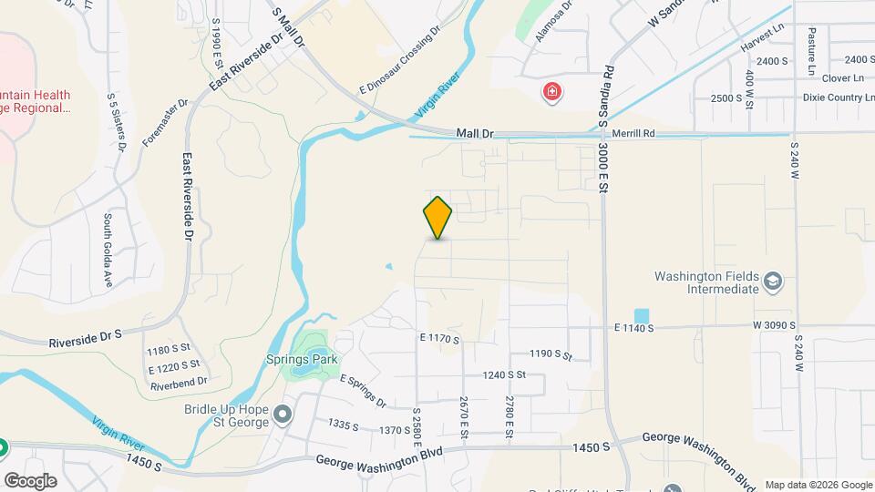 2628 E Rosedale Dr Map and Location Details