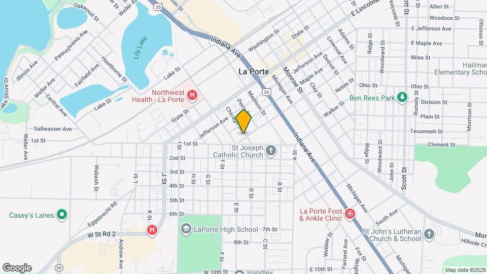 912 Chicago St Map and Location Details