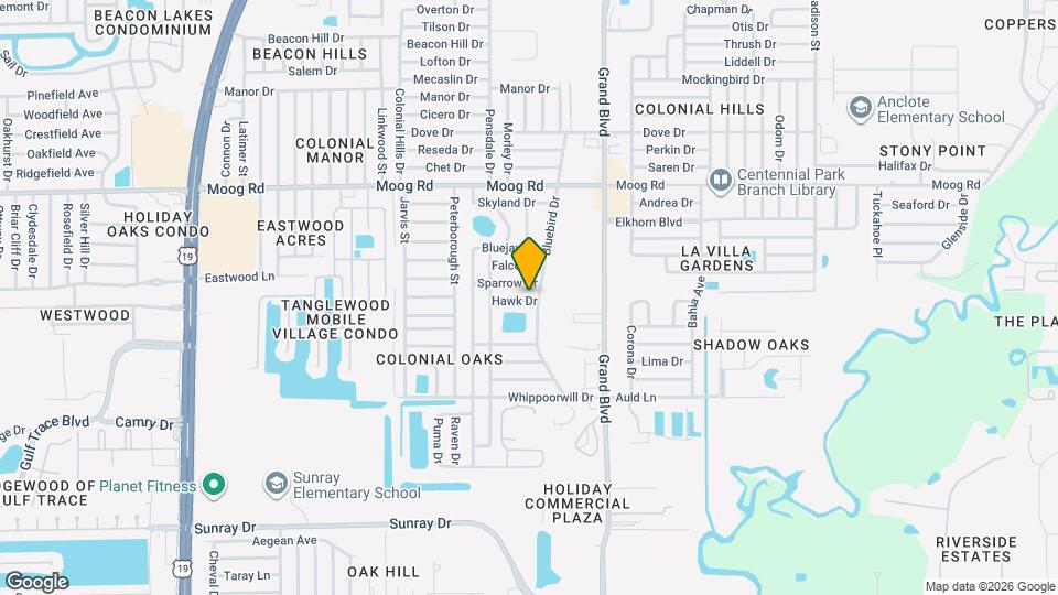 5311 Hawk Dr Map and Location Details