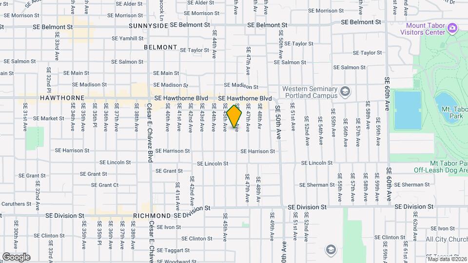 1749 SE 46th Ave Map and Location Details