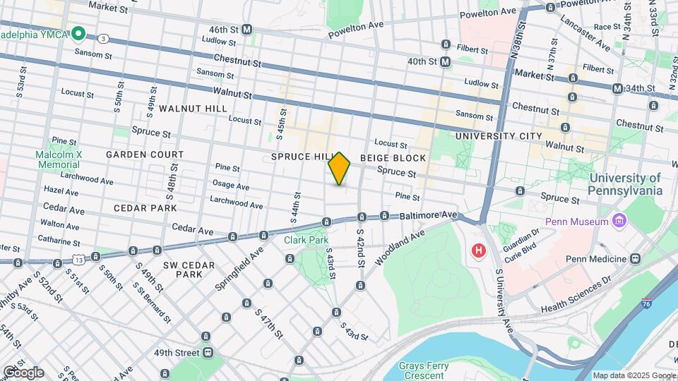 4224-4244 Pine St Mapa y Detalles de la Ubicación