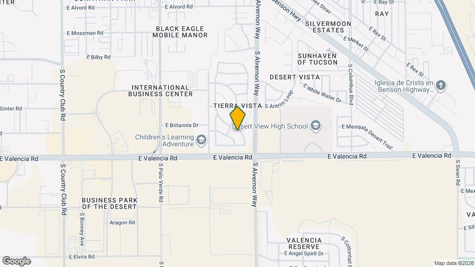 6408 S Sunrise Valley Dr Map and Location Details