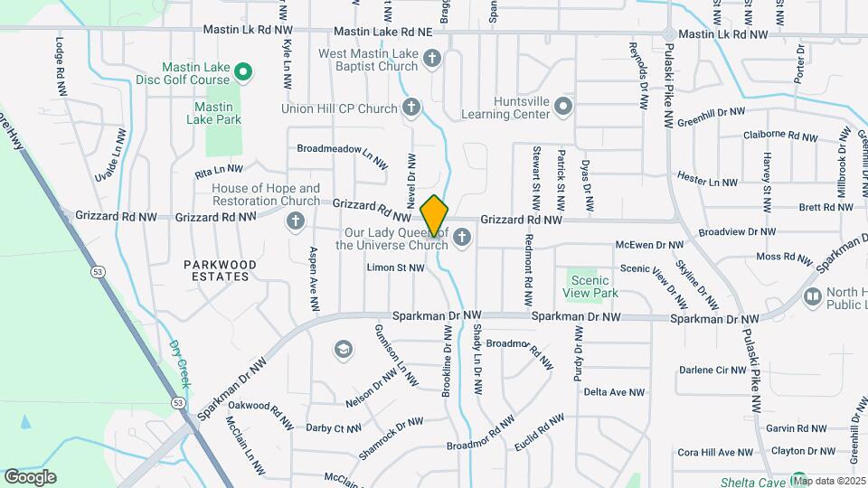 2622 Brookline Dr NW Map and Location Details