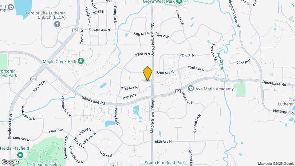 7144 Merrimac Ln N Map and Location Details