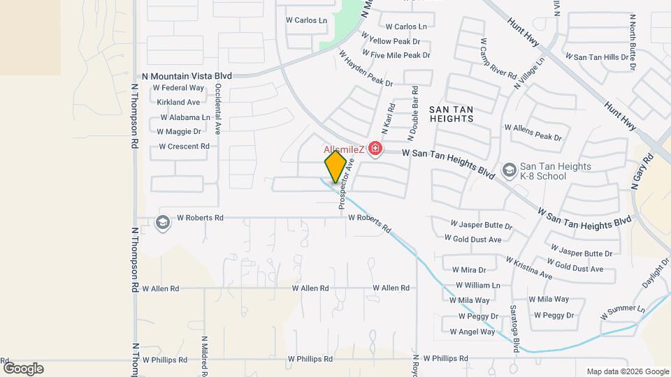 32861 N Cactus Way Mapa y Detalles de la Ubicación