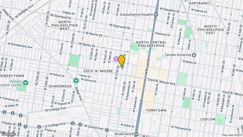 1722 Willington St Map and Location Details