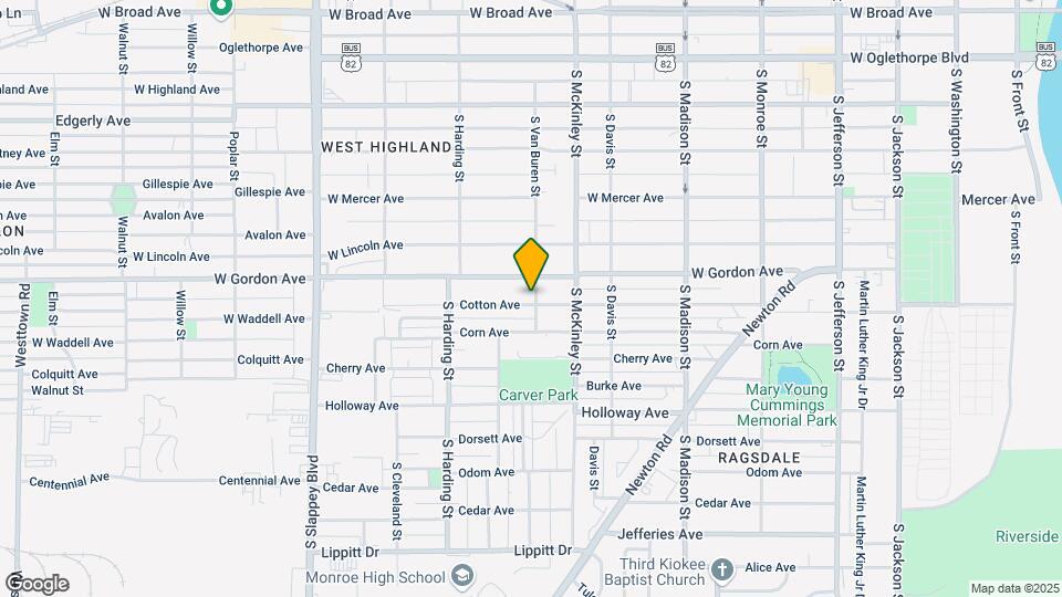 801 Cotton Ave Map and Location Details