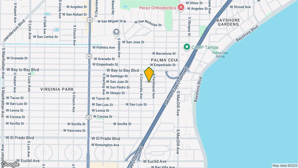 3308 W San Juan St Map and Location Details