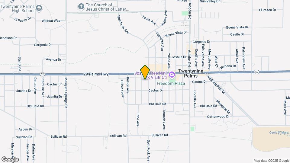 6563 Oasis Ave Map and Location Details