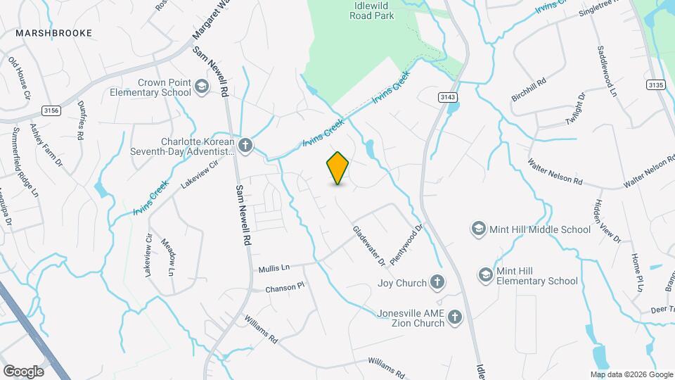 10903 Gladewater Dr Map and Location Details