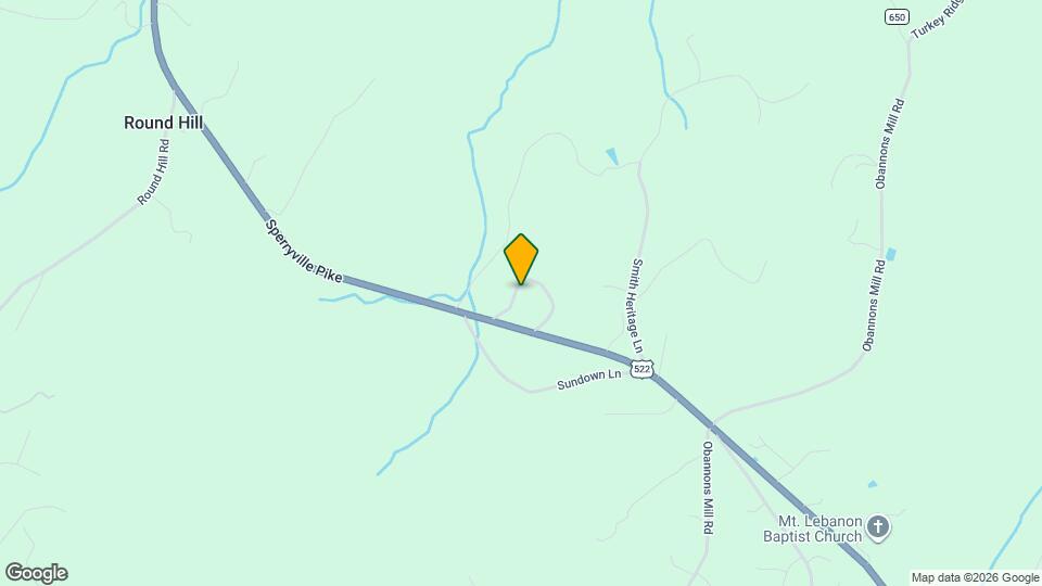 5541 Sperryville Pike Map and Location Details