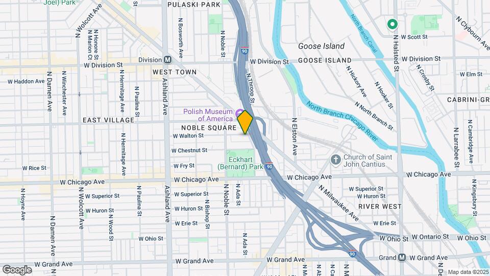 1333 W Walton St Map and Location Details