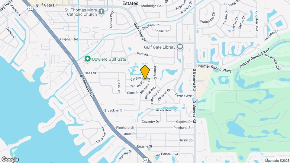 2544 Carlisle Pl Map and Location Details