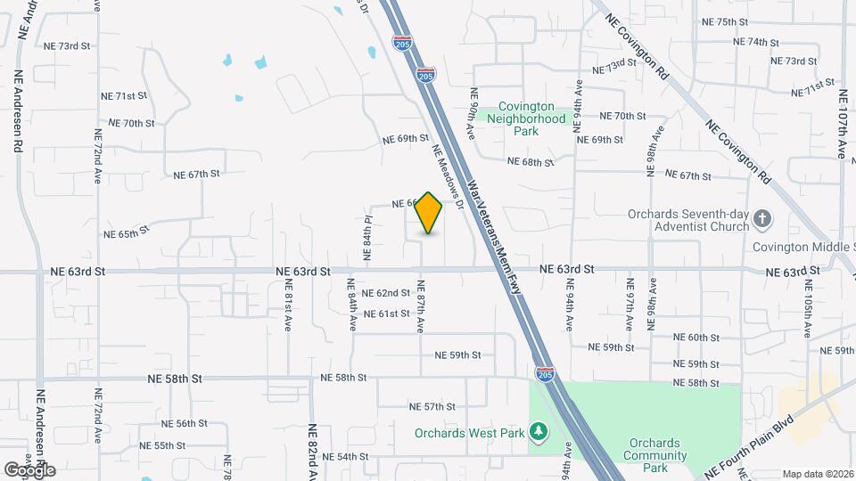 6405 NE 87th Ave Map and Location Details