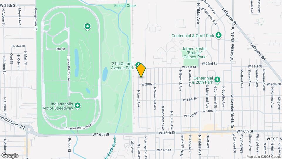 2037 N Luett Ave Map and Location Details