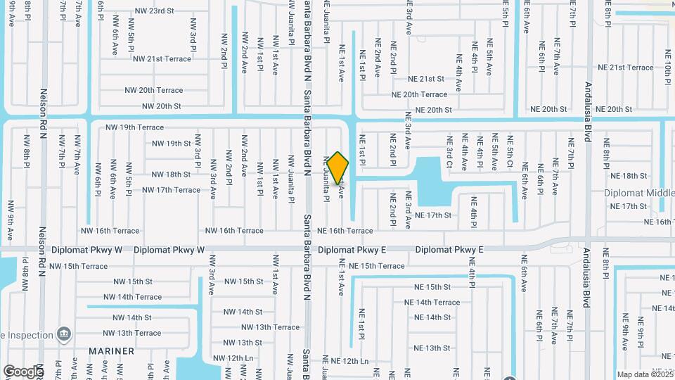 1724 NE 1st Ave Mapa y Detalles de la Ubicación