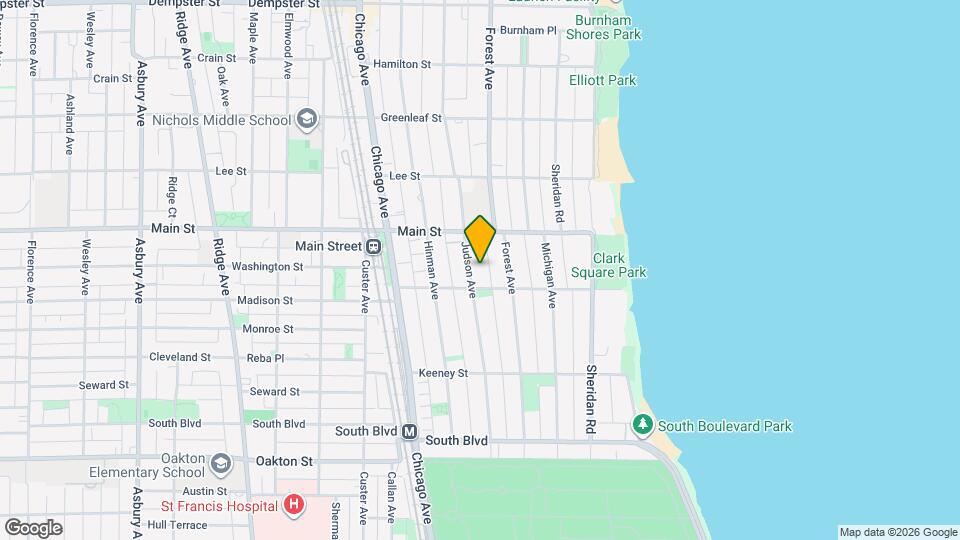 817 Judson Ave, Unit 2 Map and Location Details