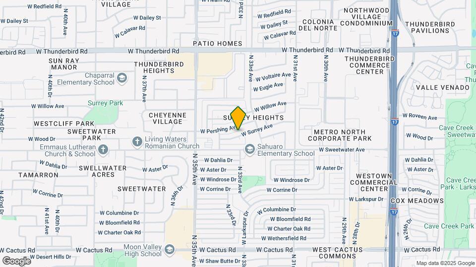 3336 W Surrey Ave Map and Location Details
