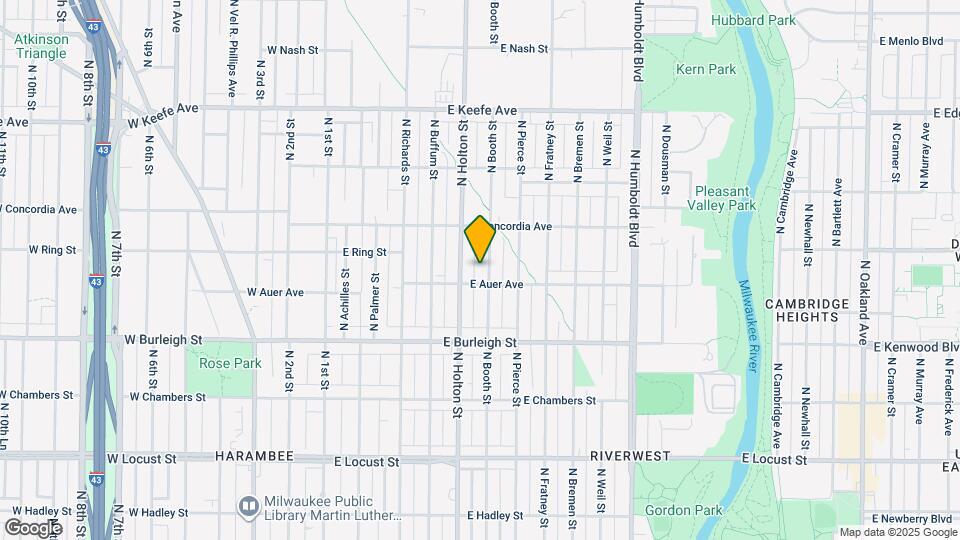 3213 N Booth St Map and Location Details