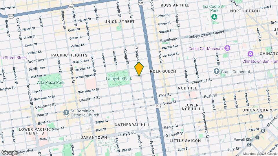 1835 Franklin St Mapa y Detalles de la Ubicación