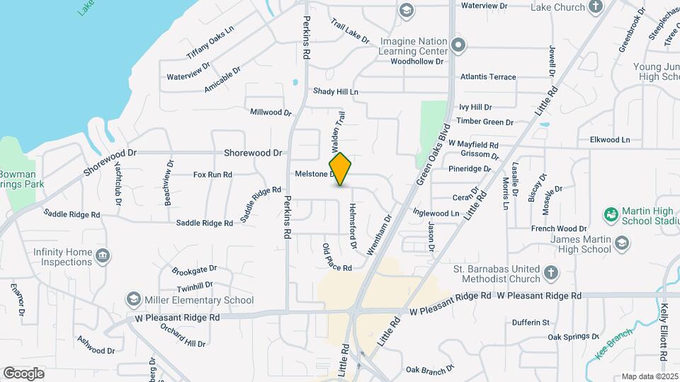 5806 Village Glen Trail Map and Location Details