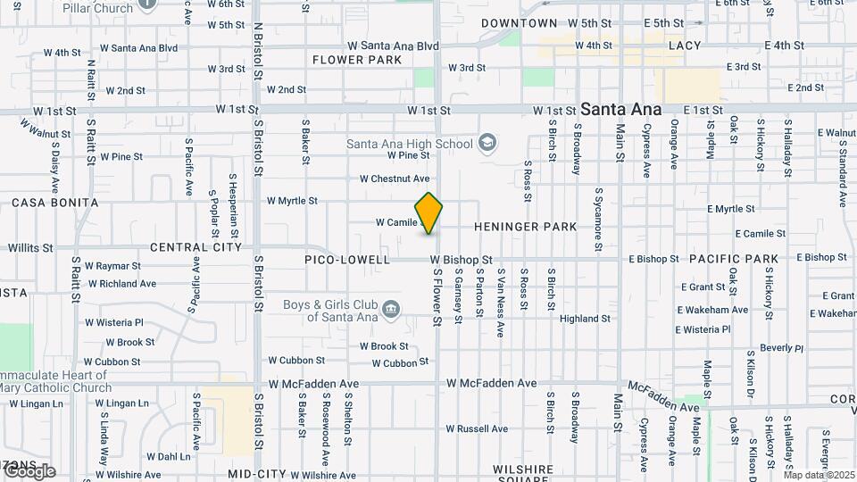 514 S Flower St Mapa y Detalles de la Ubicación