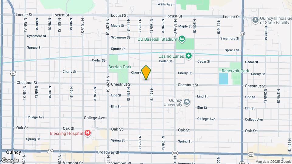 1519 Chestnut St Map and Location Details