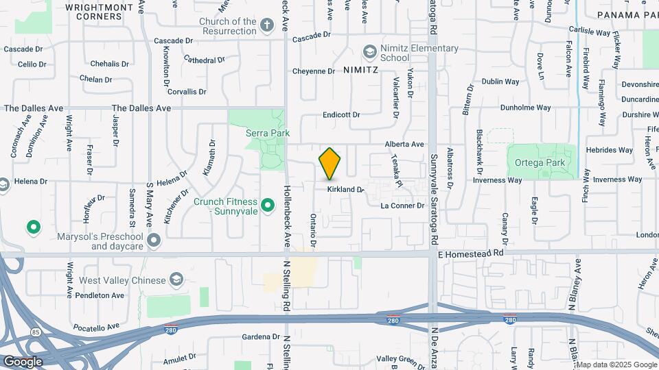 665 Kirkland Dr Map and Location Details