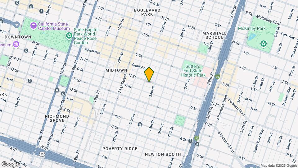 2312 N St Mapa y Detalles de la Ubicación