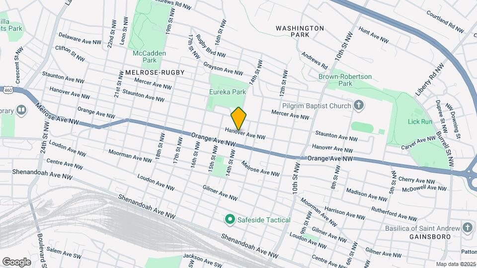 1414 Hanover Ave NW Map and Location Details