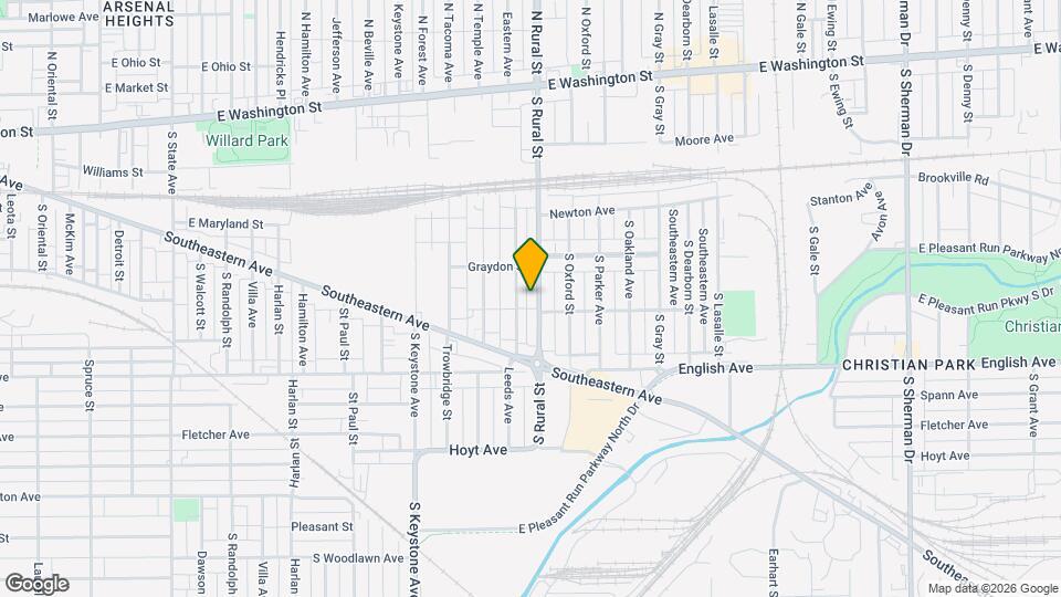 330 S Rural St Map and Location Details