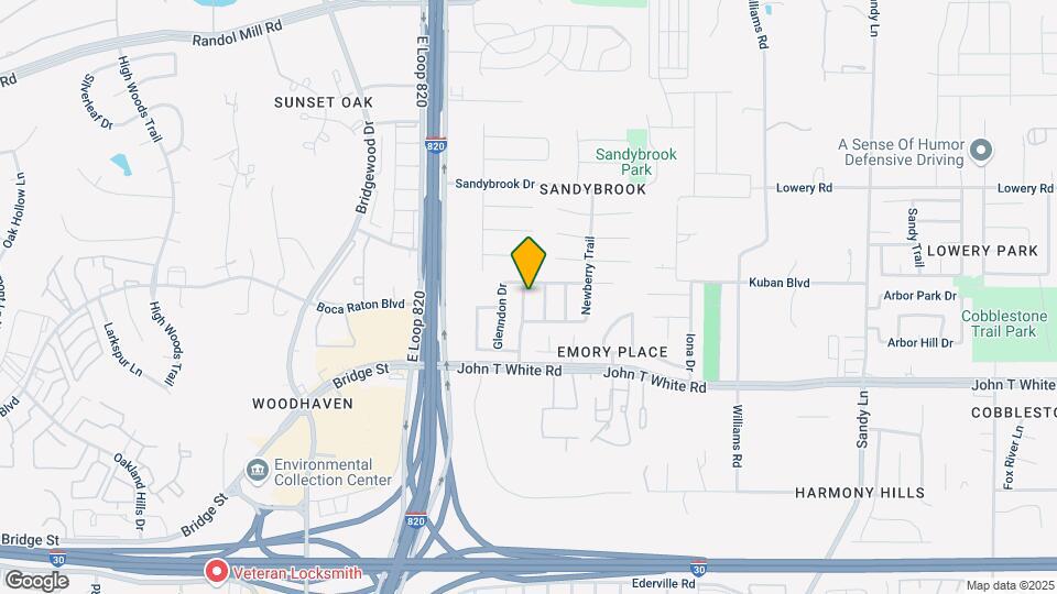 809 Bee Creek Ln Map and Location Details