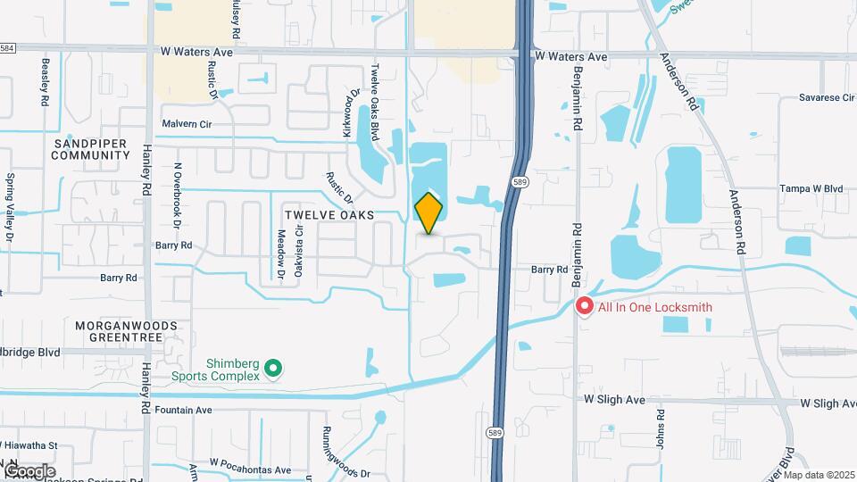 6218 Oak Cluster Cir Map and Location Details