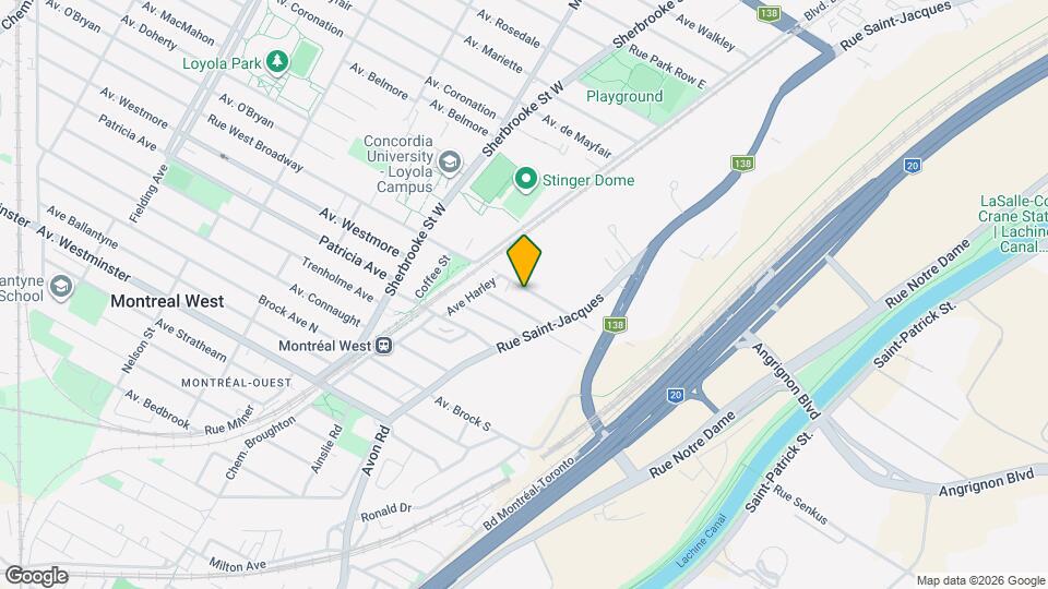 2066 West Broadway Rue Map and Location Details