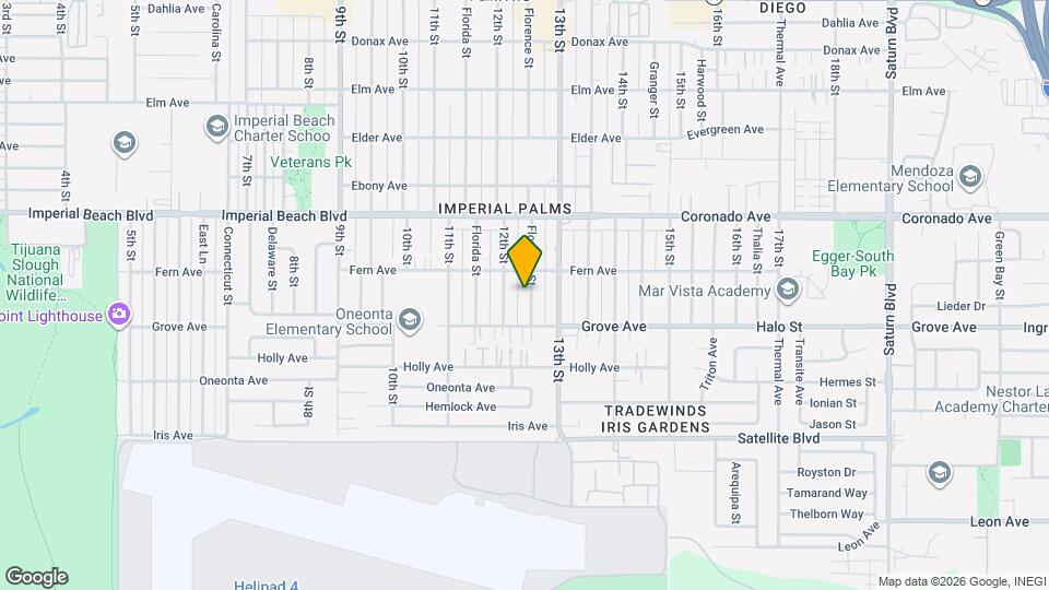 1248 Florence St Map and Location Details