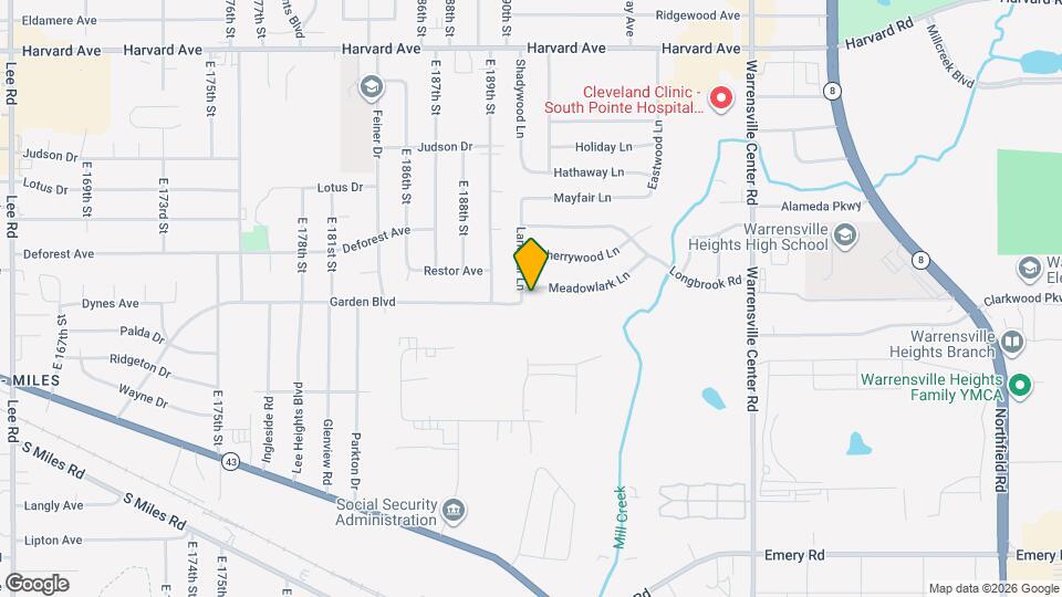 19114 Meadowlark Ln Mapa y Detalles de la Ubicación