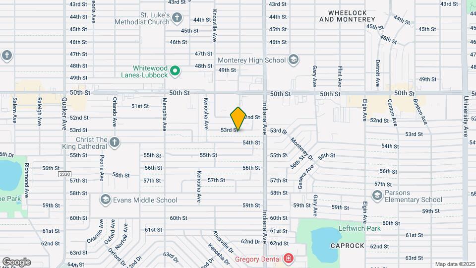 3419 53rd St Map and Location Details