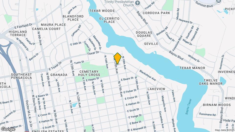 1700 E Anderson St Map and Location Details