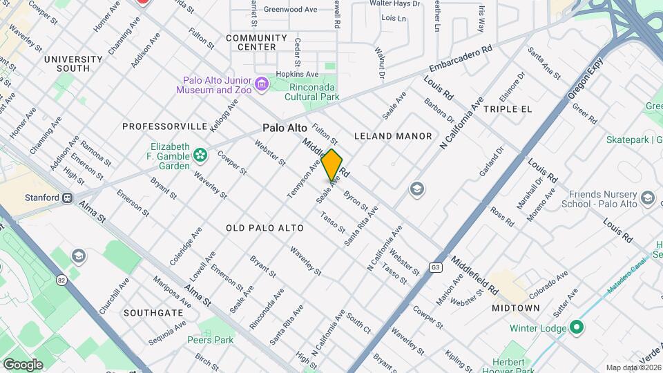 647 Seale Ave Map and Location Details